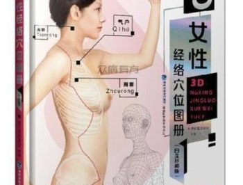 中医书籍 3D女性经络穴位图册白金珍，非常全需要的拿走