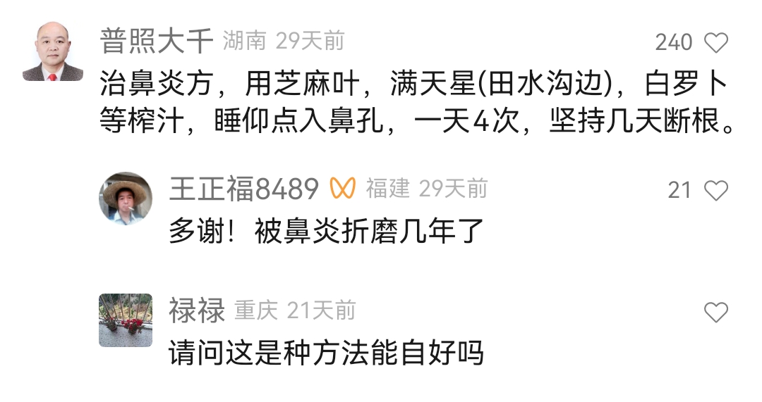 Screenshot_20240317_120647.jpg 治疗鼻炎的中药偏方 治鼻炎 第1张